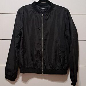 Zeagoo‎ Women's Black Bomber Jacket size large